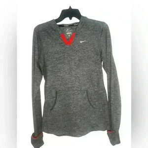 Nike Running Dri Fit Long Sleeve Hoodie Size Small